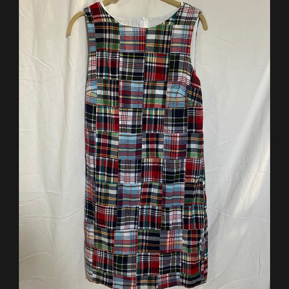 Just Madras Patchwork Shift Dress